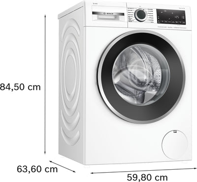 Bosch WUU28T42, Serie 6, Unterbaufähige Waschmaschine, 1-9kg, 1400 UpM, Maximale Energie- und Wasserersparnis, Speed Perfect, Extraprogramme für Sport, Dunkles und Babykleidung, Nachlegefunktion