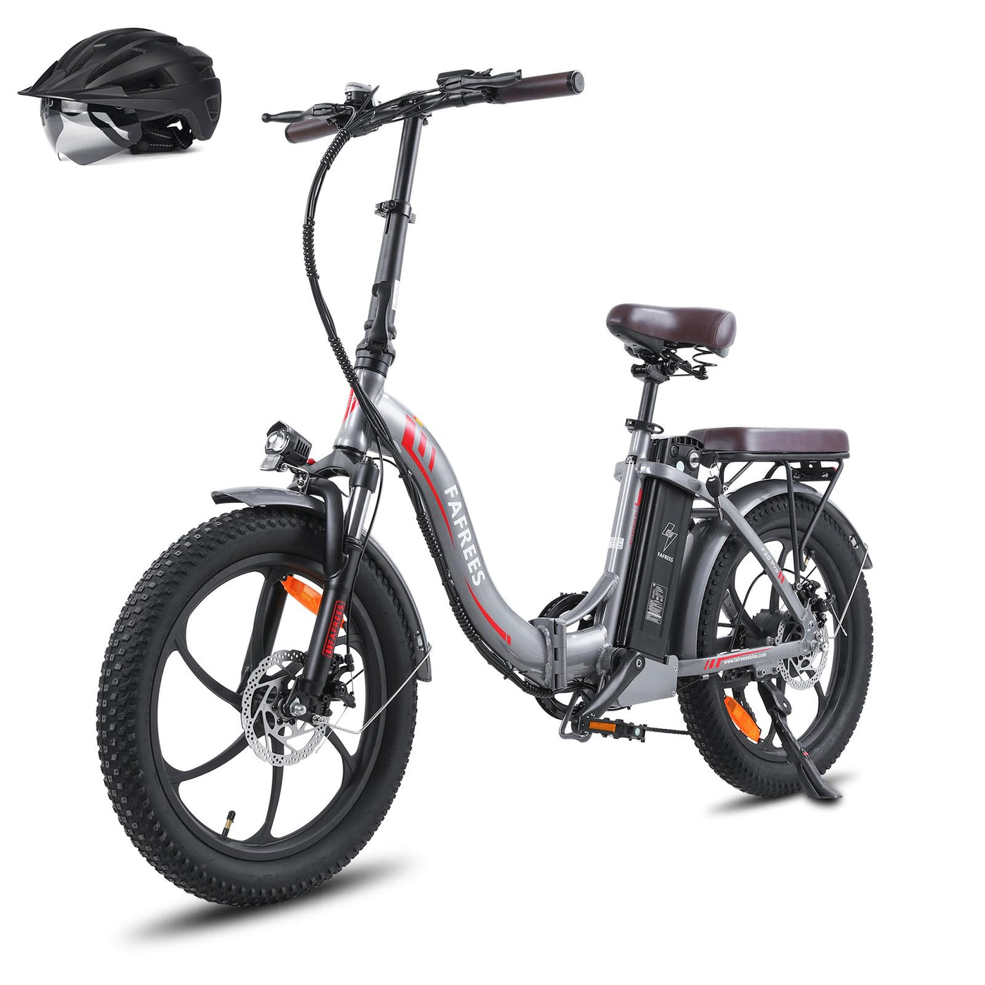 Fafrees F20 PRO [ Offiziell ] Fatbike E-Bike Klapprad 20 Zoll mit 36V 18AH Akku und StVO. Bremslicht, Erwachsene Klappbar Herren E Bike Damen 250W, Elektrofahrrad 25km/h, Citybike Pedelec Mountainbike