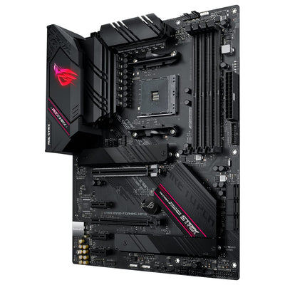 ASUS ROG Strix B550-F Gaming WI-FI II Mainboard Sockel AMD AM4 (AMD B550, ATX, PCIe 4.0, WiFi 6E, SATA 6Gbit/s, USB 3.2 Gen 2, Aura Sync, Two-Way AI Noise Cancelation)