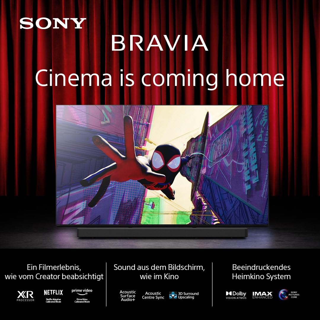 Sony BRAVIA 8 OLED 55 Zoll 4K HDR Google Smart TV (2024) | Gaming Features,IMAX Enhanced, Dolby Vision Atmos, Chromecast, Apple AirPlay, 120Hz 55XR80