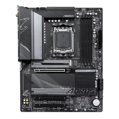 GIGABYTE B650 AORUS Elite AX V2 Mainboard - AMD Ryzen 9000er-Serie, 12+2+2 Phasen VRM, bis zu 8000 MHz DDR5 (OC), 1xPCIe 5.0 + 2xPCIe 4.0 M.2, 2,5 GbE LAN, WiFi 6E, USB 3.2 Gen 2