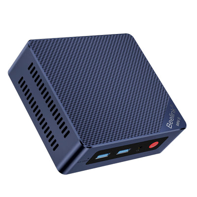 Beelink Mini PC, Mini S12 mit Intel Alder Lake-N N95 (4C/4T, bis 3.4GHz), 8GB DDR4 256GB M.2 2280 SSD, Mini Desktop Computer Unterstützung Dual HDMI 4K UHD, WiFi 5, Bluetooth 5.0, Gigabit Ethernet