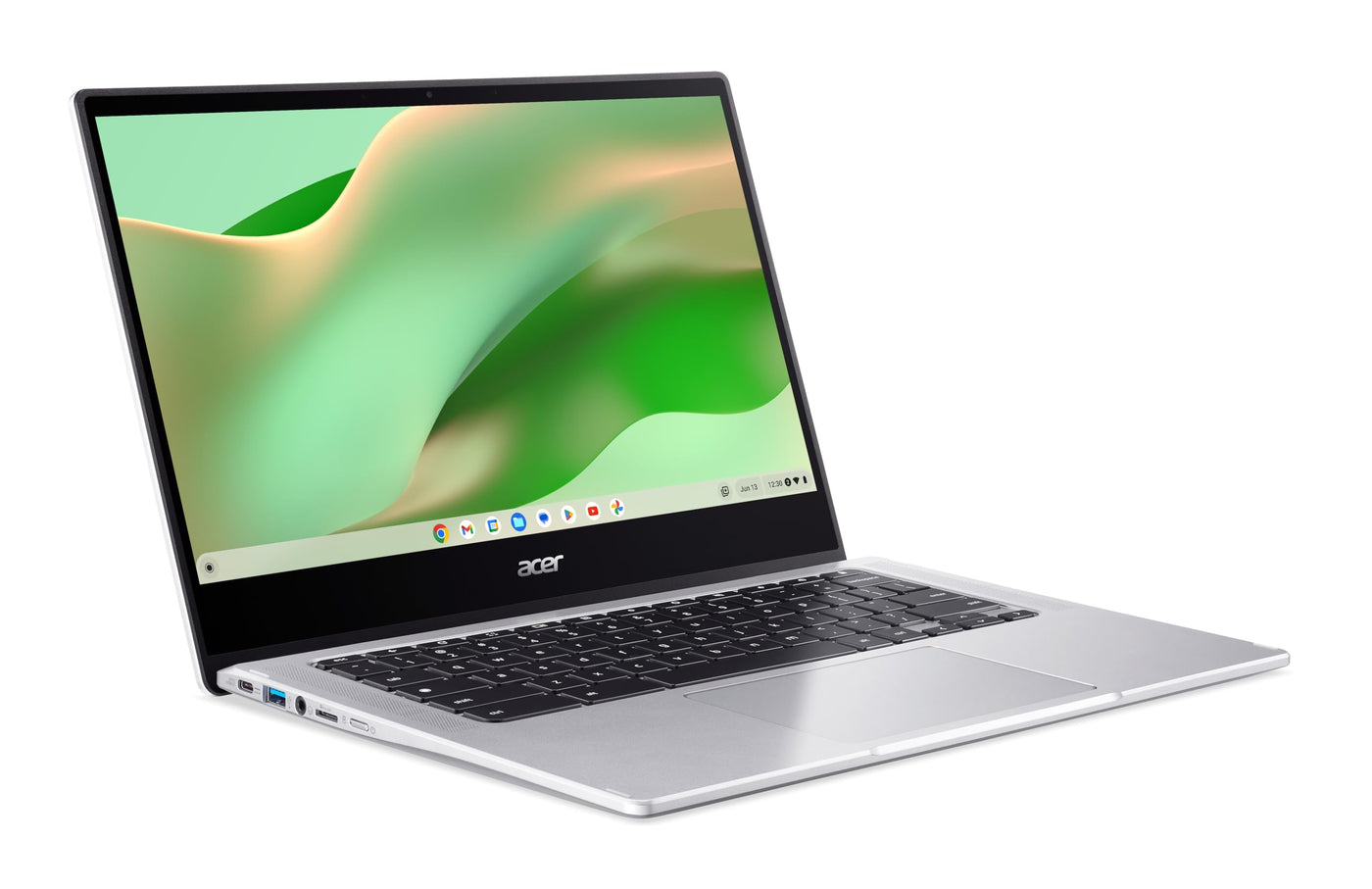 Acer Chromebook Spin 314 (CP314-1HN-C02L) Laptop | 14" FHD Touch-Display | Intel Celeron N4500 | 4 GB RAM | 64 GB eMMC | Intel UHD Graphics | Google ChromeOS | Silber