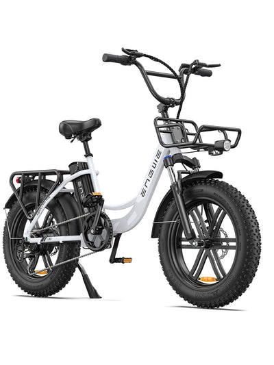 ENGWE E Bike Herren Elektrofahrräder-Ebike mit 48V 13Ah Batterie, E Bike 20 * 4.0 Zoll, E-Bike 7-Gang Getriebe mit LCD-Display, E Bike 250W Motor & 25km/h, Reichweite bis zu 150km L20/L20 Boost