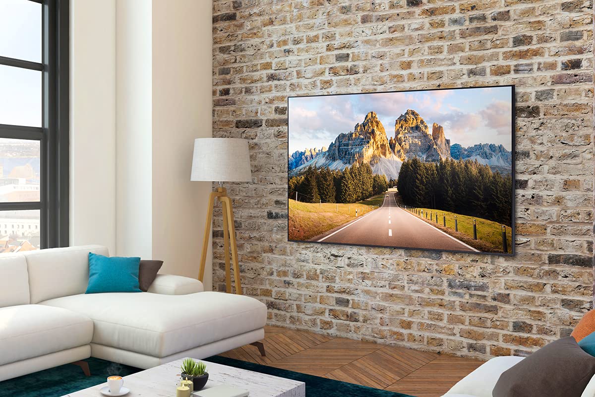 Téléviseur Samsung Crystal UHD 4K 43 pouces (GU43AU7179UXZG, modèle allemand), HDR, Q-Symphony, design sans cadre, Smart TV [2021]