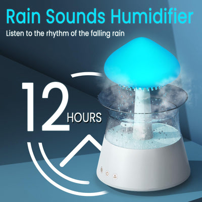 Diffuserlove Regen Wolken luftbefeuchter Rain Cloud Humidifier mit Fernbedienung Pilz Wasser Lampe Raumbefeuchter Schlafzimmer Regentropfen Luft luftbefeuchter Schlafzimmer Air Humidifier