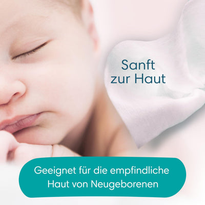 Pampers Sensitive Feuchttücher 12 Packungen mit 52 Stück - 624 Feuchttücher, ohne Duft, für eine sanfte und weiche Reinigung