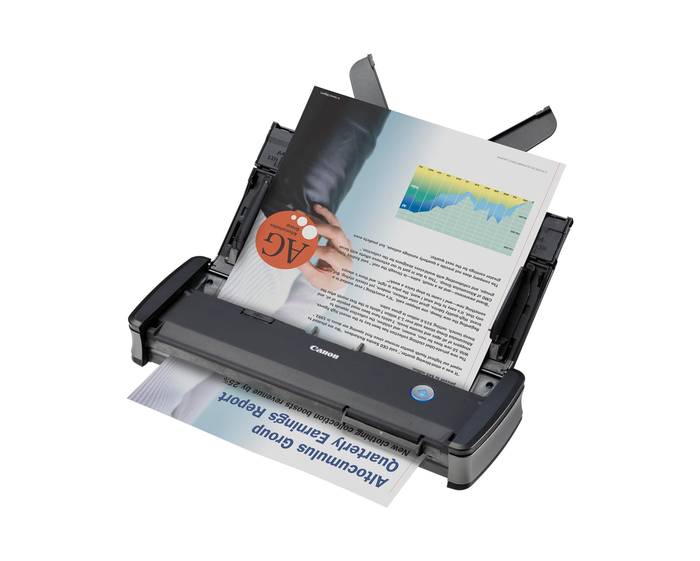 Canon Scanner imageFORMULA P-215II Mobiler Scanner | Dokumentenscanner | Duplex Scanner für Home Office & Büro | USB Kabel | 20 Blatt Einzug | Bis zu 15 Seiten/Min | CaptureOnTouch Lite I OCR I PDF