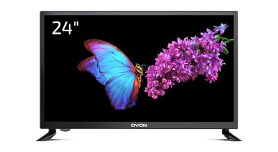 DYON Enter 24 Pro X2 60 cm (24 Zoll) Fernseher (Triple Tuner (DVB-C/-S2/-T2), Hotelmodus, USB-Media Player) [Modelljahr 2022], Schwarz…