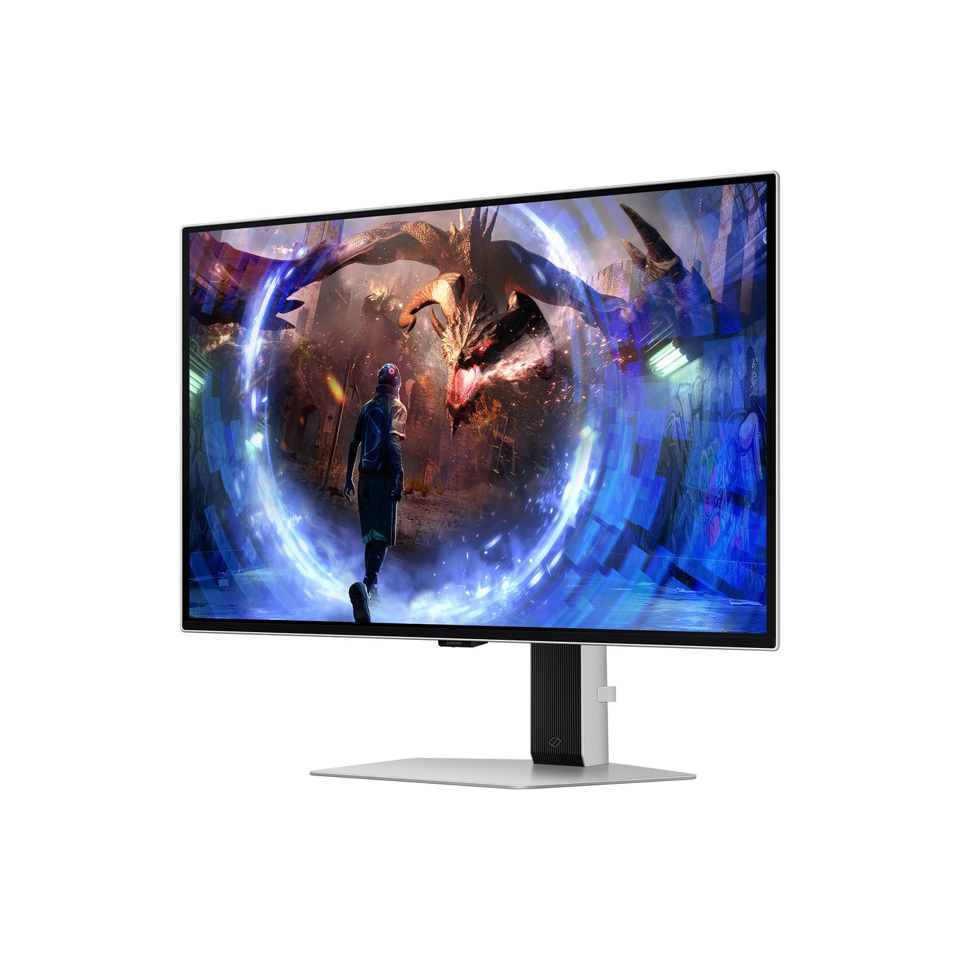 Samsung Odyssey G60SD OLED Gaming Monitor, 27 Zoll, Bildschirm mit OLED-Panel, 2.560 x 1.440 Pixel, Bildwiederholrate 360 Hz, Reaktionszeit 0,03 ms (G/G), AMD FreeSync Premium Pro, LS27DG600SUXEN