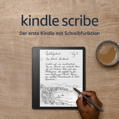 Zertifiziert und generalüberholt Kindle Scribe, der erste Kindle mit Schreibfunktion, mit 10,2-Zoll-Paperwhite-Display mit 300 ppi, mit Premium-Eingabestift | 64 GB