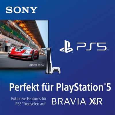 Sony BRAVIA XR, XR-50X90S, téléviseur 50 pouces, Full Array LED, 4K HDR 120 Hz, Google TV, Smart TV, fonctionne avec Alexa, avec fonctionnalités exclusives PS5, HDMI 2.1, menu de jeu avec ALLM + VRR, garantie 24 + 12M