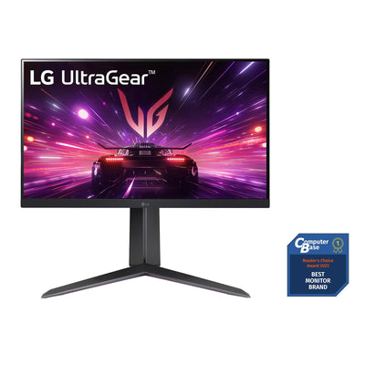 LG Electronics 24GS65F-B.AEU Ultragear™ FHD Gaming IPS-Monitor 24" (60,47cm), 1920 x 1080, 16:9, 1ms GtG, 180 Hz, HDR10, NVIDIA G-Sync™, AMD FreeSync™ - Schwarz