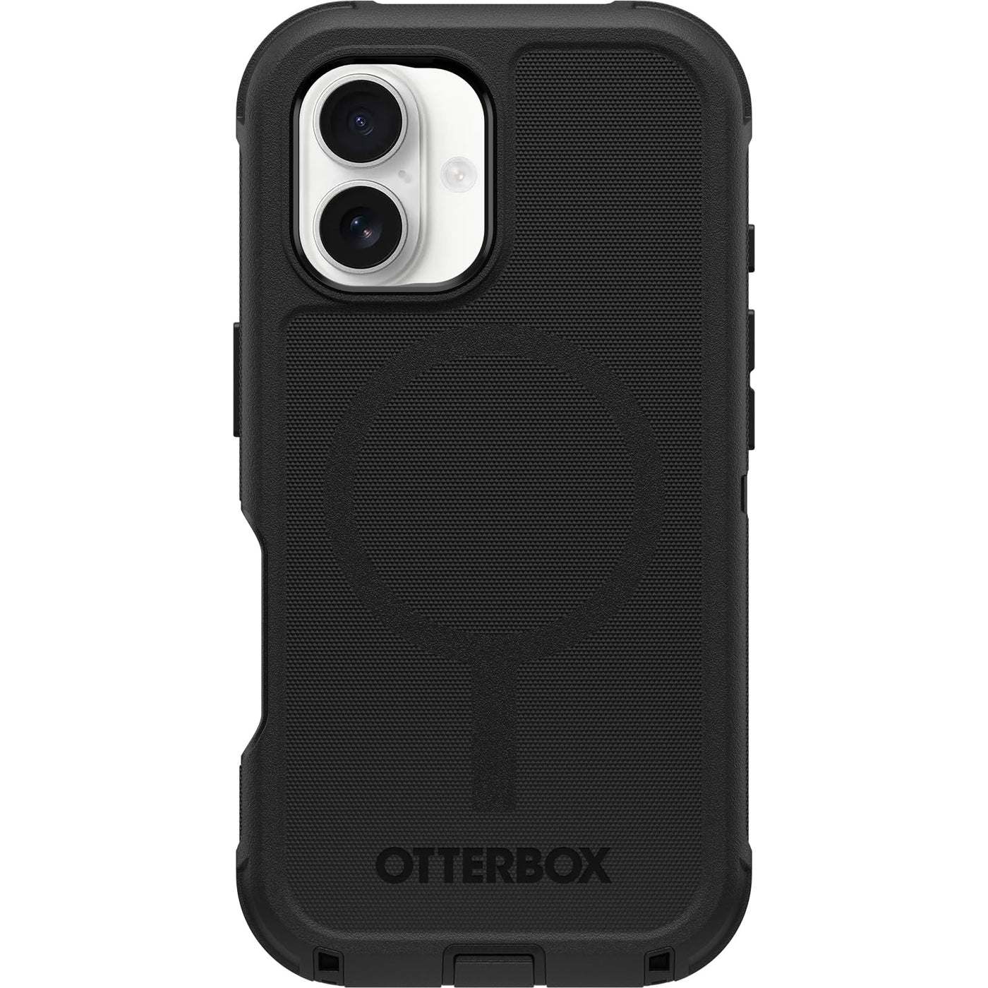 OtterBox Defender Series MagSafe Hülle für iPhone 16, stoßfest, sturzsicher, extrem robust, Schutzhülle, 7X getestet nach Militärstandard, Schwarz, Keine Einzelhandelsverpackung