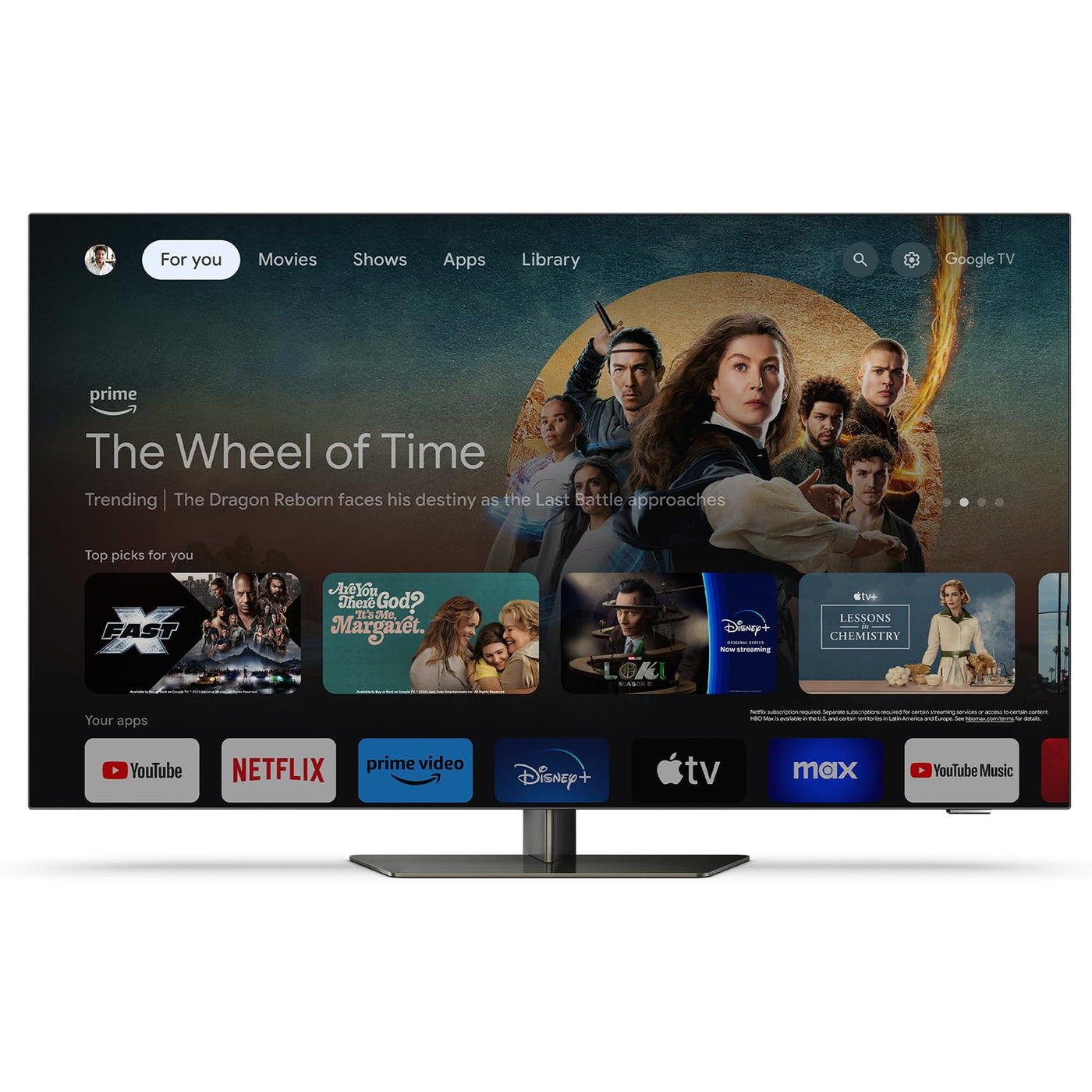 Philips Ambilight 55OLED809 4K OLED Smart TV - 55-Zoll Display mit P5 AI Perfect Picture, Ultra HD Google TV, Dolby Vision und Dolby Atmos Sound - Funktioniert mit Alexa und Google Sprachassistent