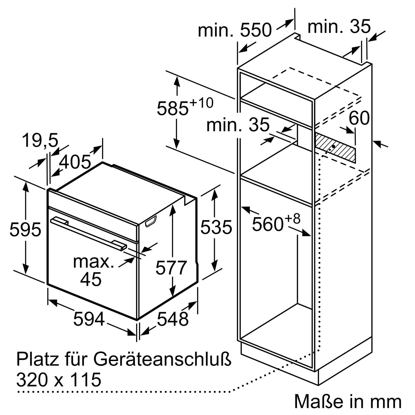 Bosch HBG675BB1 Serie 8 Einbau-Backofen, 60 x 60 cm, Made in Germany, Pyrolyse Selbstreinigung, AutoPilot 10 Automatikprogramme, 4D Heißluft Backen auf 4 Ebenen, TFT-Touchdisplay, Schnellaufheizung