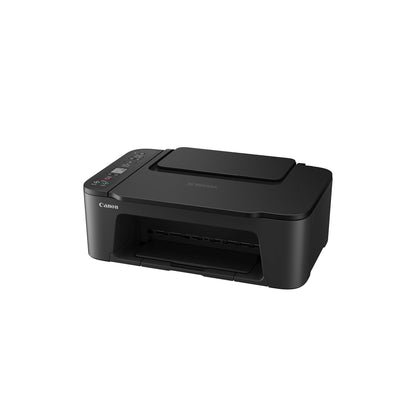 Canon Farbtintenstrahldrucker PIXMA TS3450 Multifunktionsgerät DIN A4 (Scanner, Kopierer, Drucker, 4800 x 1200 DPI, LCD, WLAN, USB, Apple AirPrint, PIXMA Cloud Link, Duplexdruck), schwarz, 1