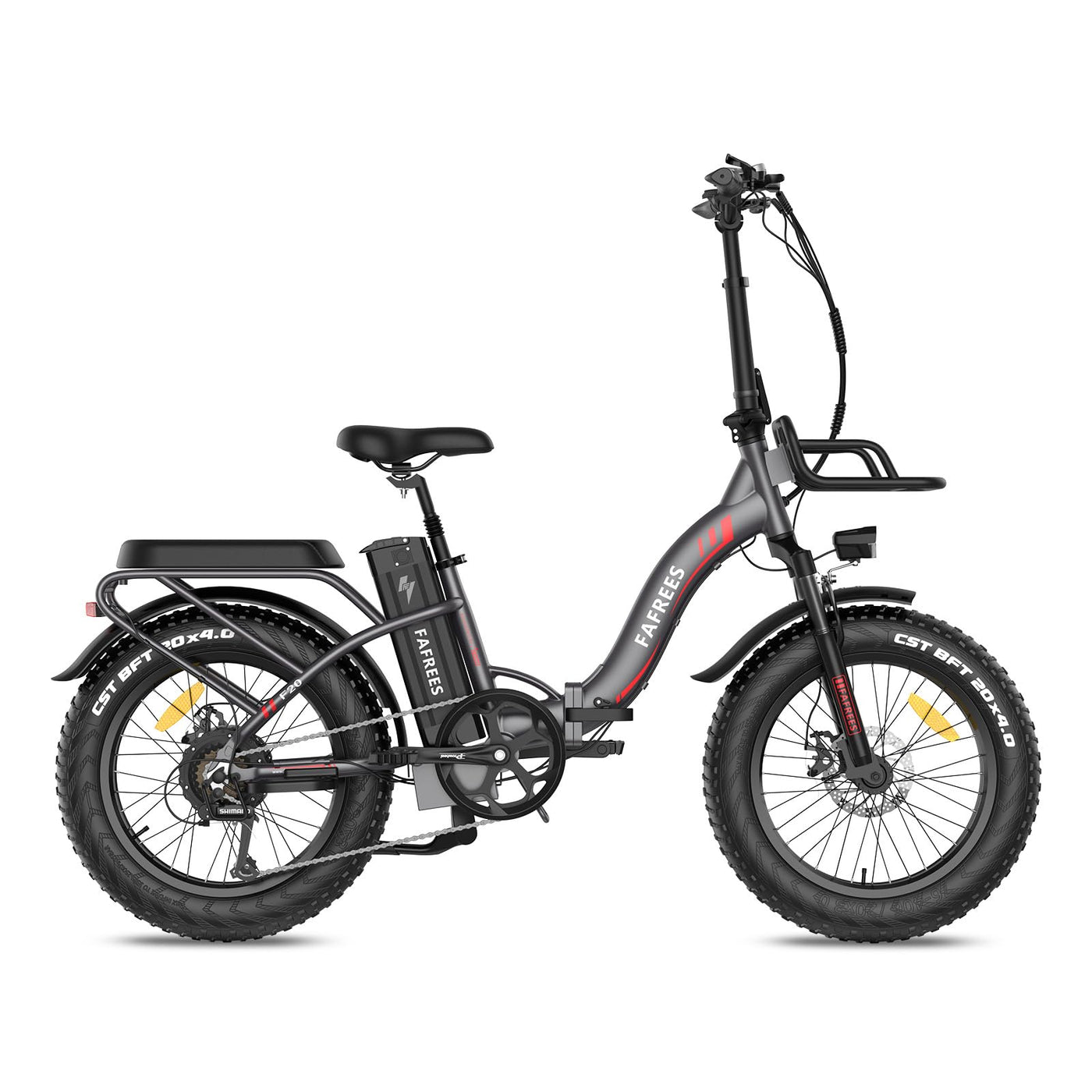 Fafrees F20 Max Elektrofahrräder, Klapprad Elektrofahrrad für Damen und Herren, 20 Zoll E-Fahrrad mit Abnehmbarer 48V22.5Ah Akku, 25km/h, Ebike Max Reichweite 120 km, Grau