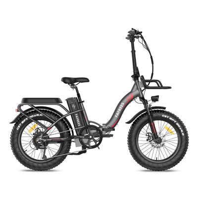 Fafrees F20 Max Elektrofahrräder, Klapprad Elektrofahrrad für Damen und Herren, 20 Zoll E-Fahrrad mit Abnehmbarer 48V22.5Ah Akku, 25km/h, Ebike Max Reichweite 120 km, Grau