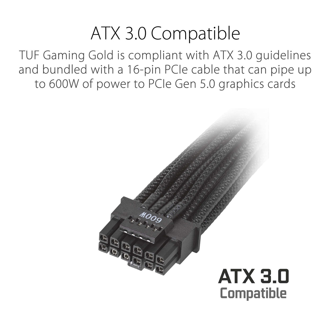 ASUS TUF Gaming 1000W Gold Netzteil (1000 Watt, vollmodulares Netzteil, ATX 3.0-kompatibel, Axial-tech Lüfter, PCB-Beschichtung, Doppelkugellager)