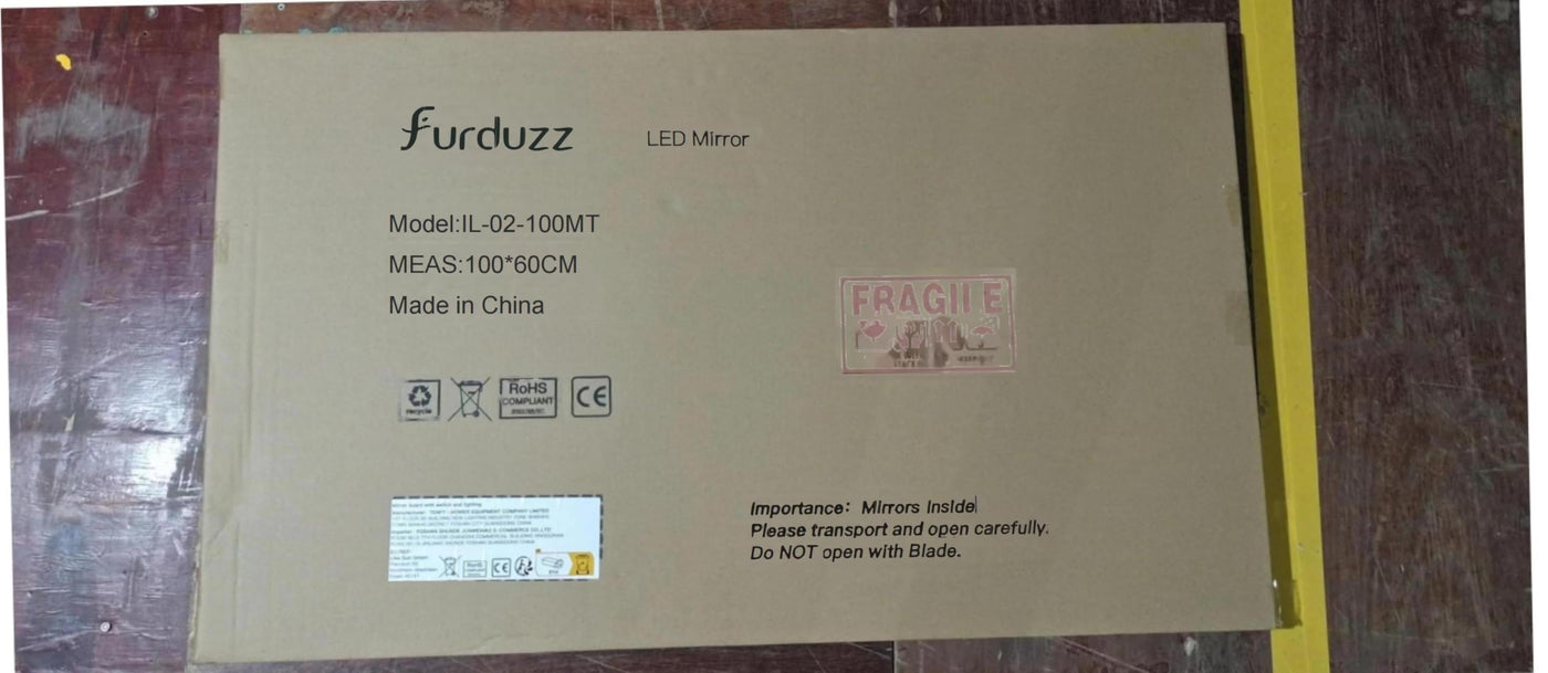 furduzz LED-Badezimmerspiegel mit 3-facher Vergrößerung, 1000x600 mm Wandspiegel mit Beleuchtung, dimmbar, Digitaluhr, Temperatur, 3 Farben, Antibeschlag, Memory-Funktion, beleuchteter Schminkspiegel