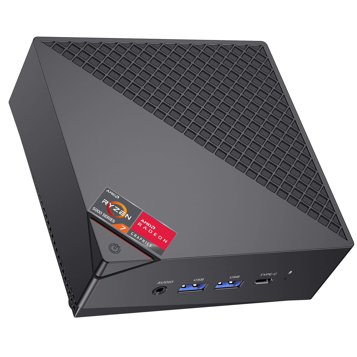 ACEMAGICIAN AM06 Pro Mini PC, AMD Ryzen 7 5825U (8C/16T, bis zu 4.5Ghz),16GB DDR4 512GB M.2 SSD Mini Computer mit W11 Home | 4K Triple Display | Type-C | Dual Ethernet | WiFi 6 | BT5.2