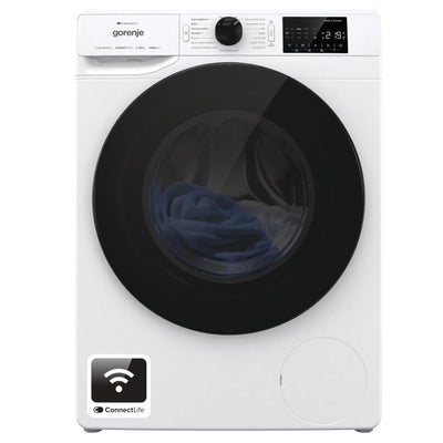 Gorenje WPNEI14A2TS Waschmachine mit Dampffunktion/ConnectLife / 10Kg / 1400 U/min / 15 Programme/Totaler AquaStop/WaveActive Trommel/ExtraHygiene/PowerWash/Schnell Waschgang/EEK: A-20%