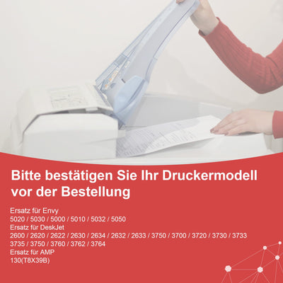 CanPick 304XL Druckerpatronen Ersatz für HP 304 XL Schwarz und Farbe Multipack für HP 304XL Patronen Deskjet 3750 2630 2620 2622 3720 3730 3760 3762 Envy 5000 5010 5020 5030 5032,2-Pack