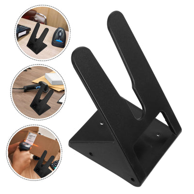 3St Scannerhalterung Scanner-Autohalterung Scannerständer für den Schreibtisch Rack für Etikettenleser Handscanner-Rack Rasierständer Scanner für Computer USB-Scanner Plastik Black ULTECHNOVO