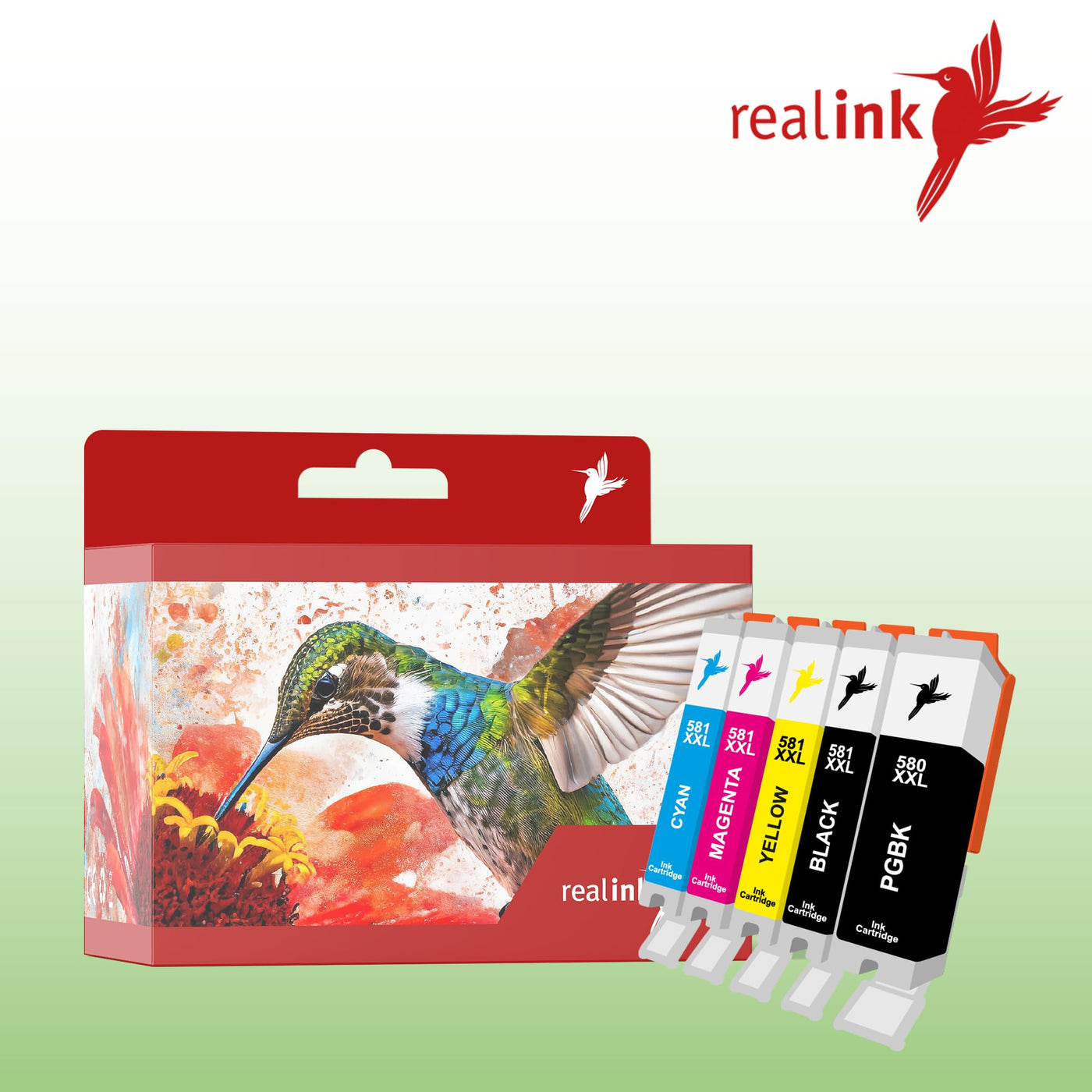 Imprimante Realink Bundle TS6350a (avec scanner et copieur) avec 10 cartouches d'imprimante XXL