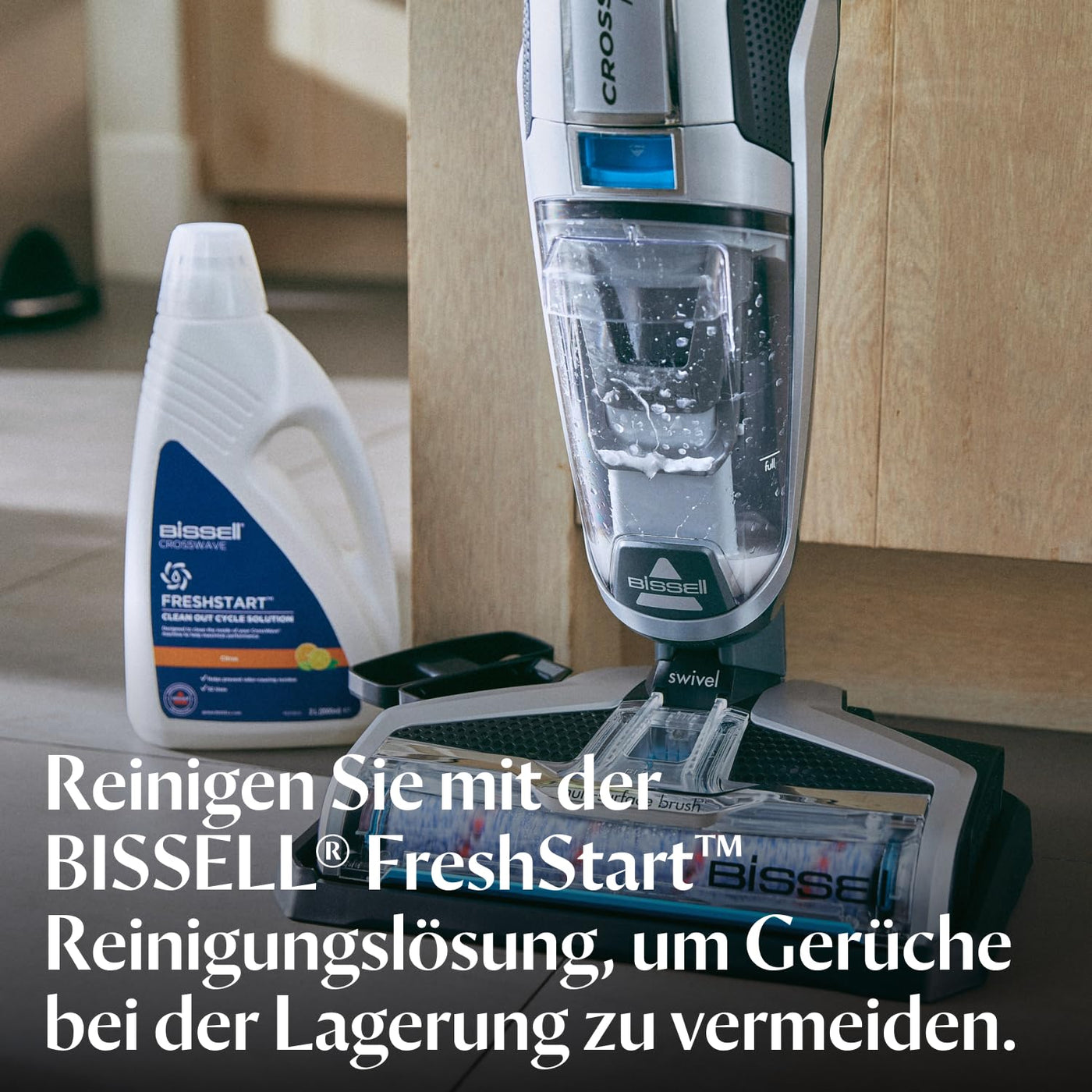 BISSELL CrossWave C3 Pro, Nass Trockensauger mit Kabel, Saugt, Wischt & Trocknet, Kraftvolle Extraktion von Nasse & Trockene Schmutz, 3-in-1 Waschsauger, Nasssauger, Mehrflächenreinigung, 3555N