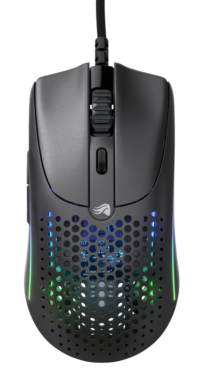 Glorious Gaming Model O 2 Wired Gaming Mouse – ultraleichte 59 g, FPS, 26.000 DPI, Motion-Sync, auf 80 Mio. Klicks ausgelegte Schalter, 6 programmierbare Tasten, beidhändig, RGB, PTFE-Füße – Schwarz