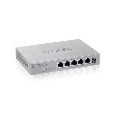 Zyxel 2,5G Multi-Gigabit Unmanaged Switch mit fünf Ports für Home Entertainment oder SOHO-Netzwerke [MG-105]