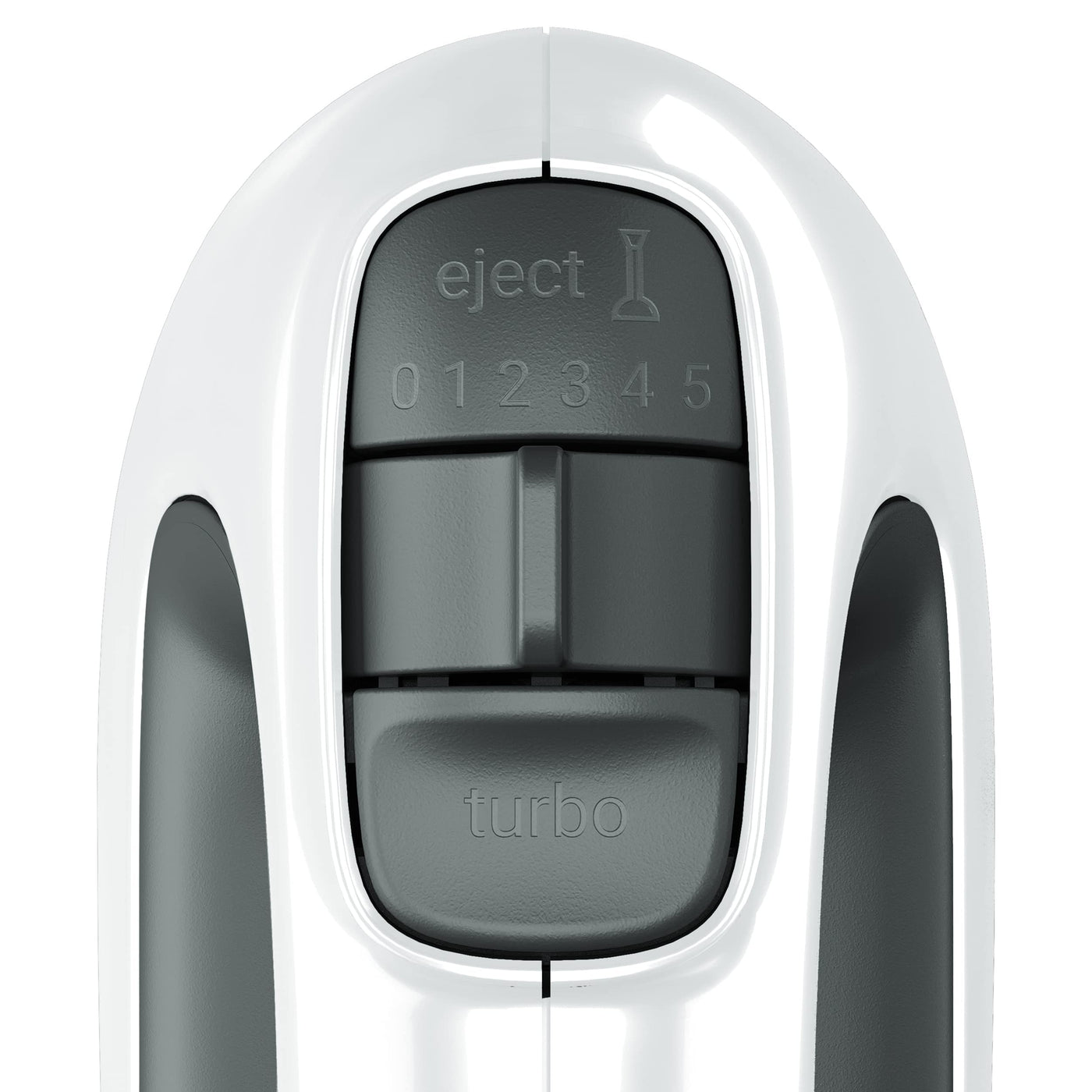 Tefal HT462138 Prep'Mix + Handmixer | Ideal für leichte und zähe Zubereitungen | Leistungsstarker 500-W-Motor | 5 Geschwindigkeiten | Turbo-Funktion | Pürierstab-Aufsatz aus Edelstahl | weiß/grau