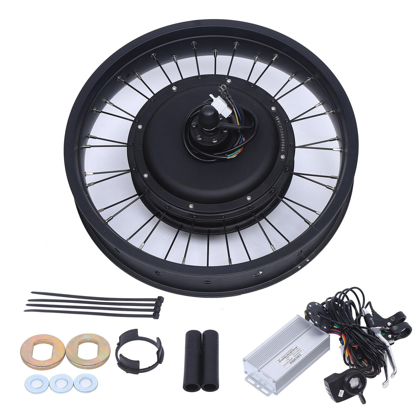 Esyogen 20" Elektro-Fahrrad Umbausatz Hinterrad 48V 1000W E-Bike Conversion Kit Hinterrad Nabenmotor Umbausatz mit Controller Electric Bicycle Umbausatz