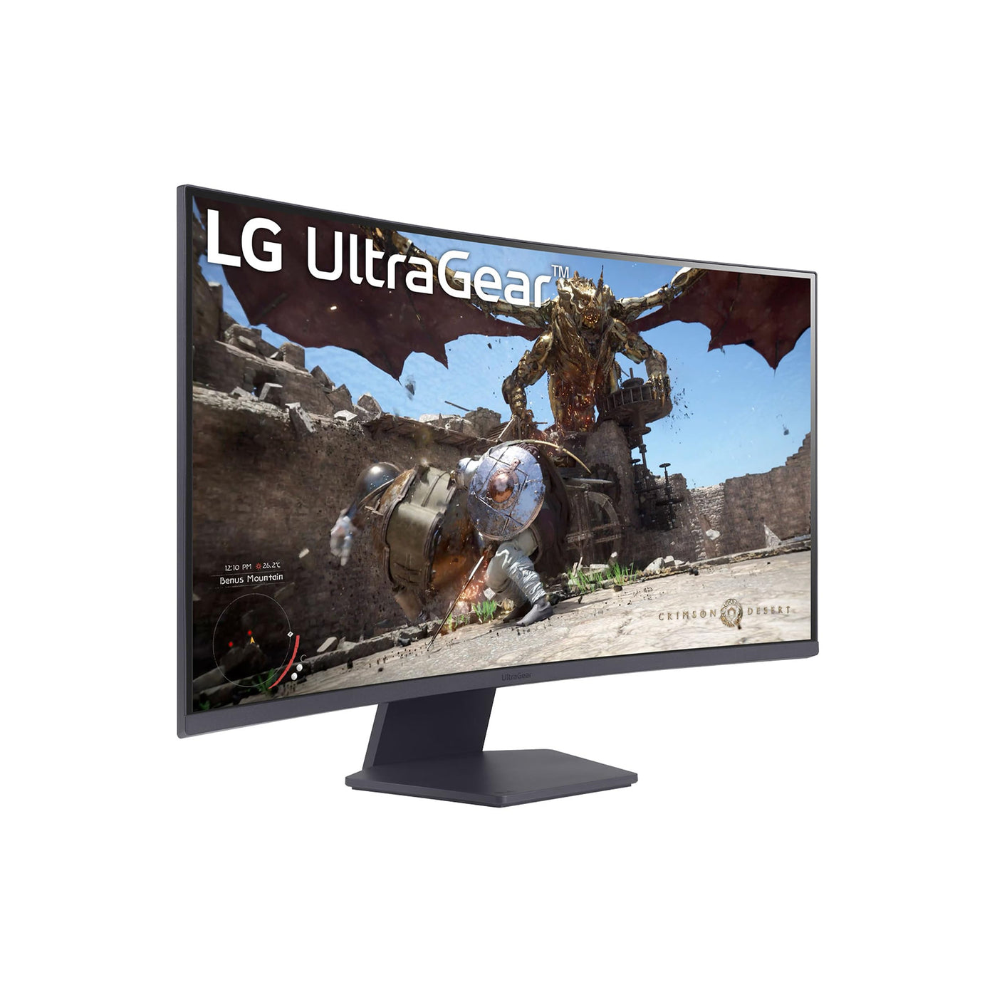 LG Electronics 32GS60QX-B.AEUQ UltraGear™ Curved QHD Gaming VA-Monitor 32" (80cm), 2560 x 1440, 16:9, 1ms GtG, 180 Hz, HDR10, 300 cd/m² Helligkeit (typ.), AMD FreeSync™, Dynamic Action Sync™ - Schwarz