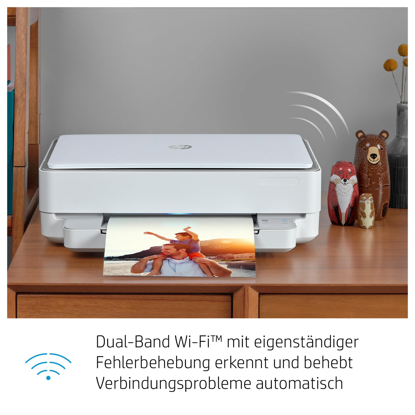 HP ENVY 6020e Multifunktionsdrucker, 20€ Cashback, 3 Monate gratis drucken mit HP Instant Ink inklusive, HP+, Drucker, Scanner, Kopierer, WLAN, Airprint