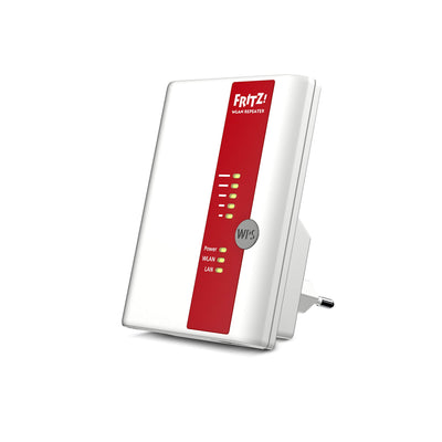 AVM FRITZ!WLAN Repeater 450E (450 Mbit/s, Gigabit LAN, WPA2), weiß, deutschsprachige Version