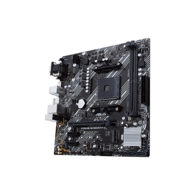 Asus Prime B450M-K II Mainboard Sockel AM4 (mATX, AMD Ryzen, DDR4-Speicher, M.2, SATA 6Gbit/s, USB 3.1 Gen 2 Typ-A)