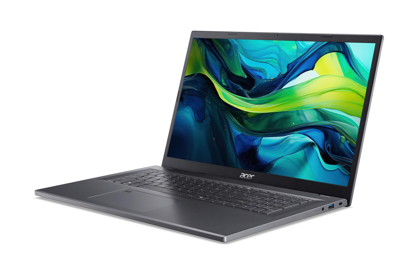 Acer Aspire 17 (A17-51M-74F2) Laptop | 17,3" FHD IPS Display | Intel Core 7 150U | 32 GB RAM | 1 TB SSD | Intel Grafik | Windows 11 | QWERTZ Tastatur | grau