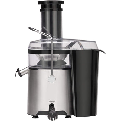 WMF Kult X Entsafter elektrisch Obst Gemüse aus Edelstahl, 500W, Saftmaschine, Slow Juicer für große Fruchtstücke, Saftkrug 1,2l, Schaumfilter, 2 Geschwindigkeitsstufen, edelstahl matt