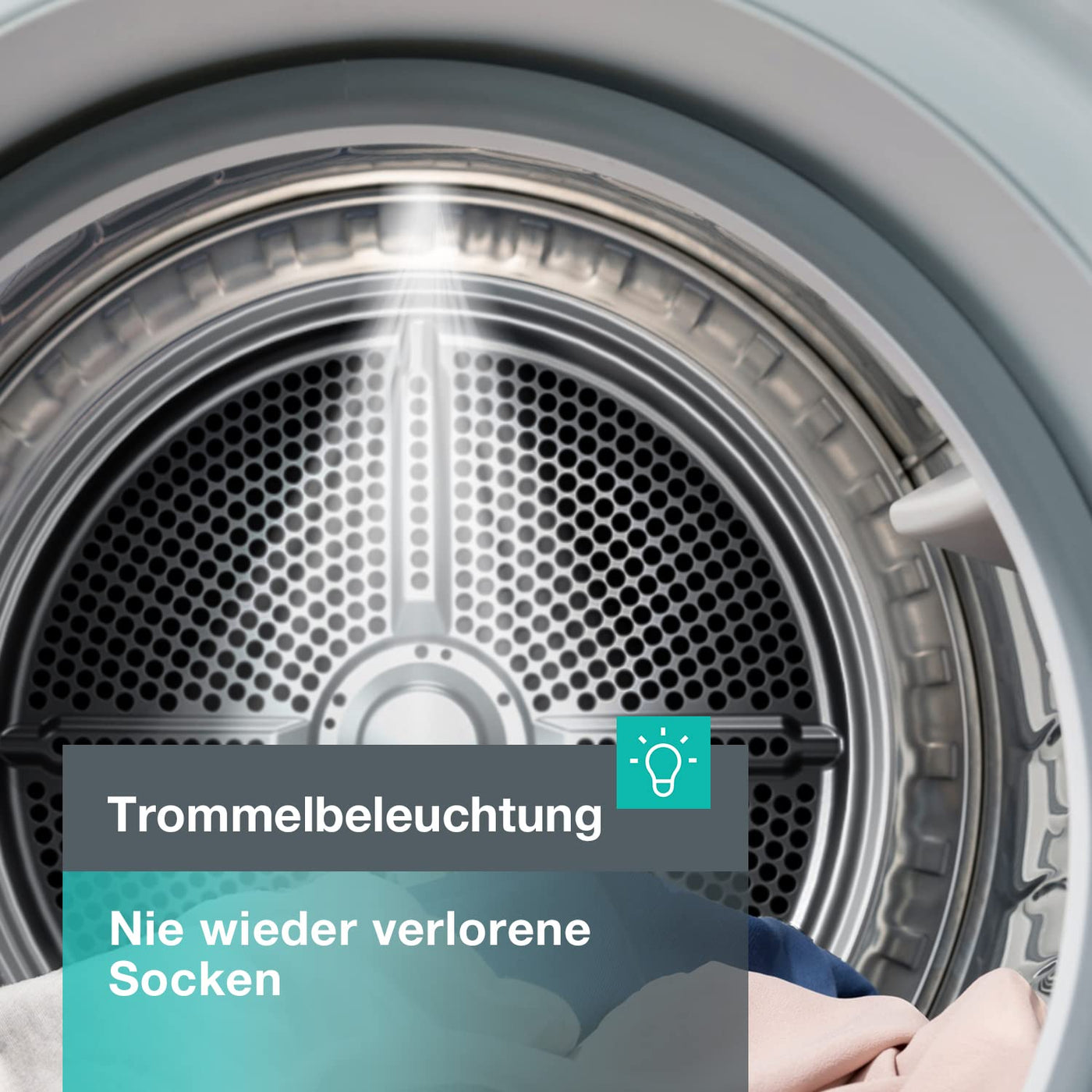 Gorenje DPNA93W Wärmepumpentrockner, 9 kg Kapazität, 15 Programme, ConnectLife WiFi, Auto Drain, Made in EU, Nature Dry, Twin Air, Sportprogramm, Schnellprogramm Energieklasse A+++