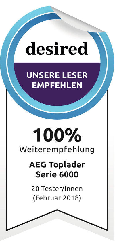 AEG LTR6A40460 Waschmaschine Toplader / 6,0 kg / Leise / Mengenautomatik / Nachlegefunktion / Wasserstopp / 1400 U/min