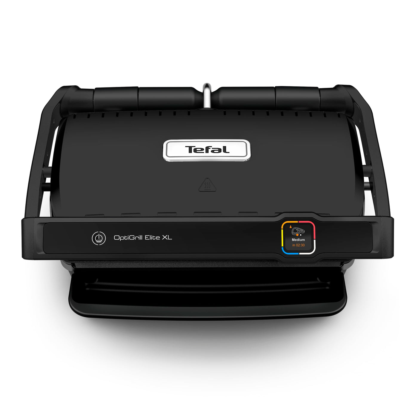 Tefal OptiGrill Elite XL Kontaktgrill, 16 Programme, Digitales Display mit Garstufenanzeige, Abnehmbare XL-Platten, Elektrogrill, Schwarz, GC760812