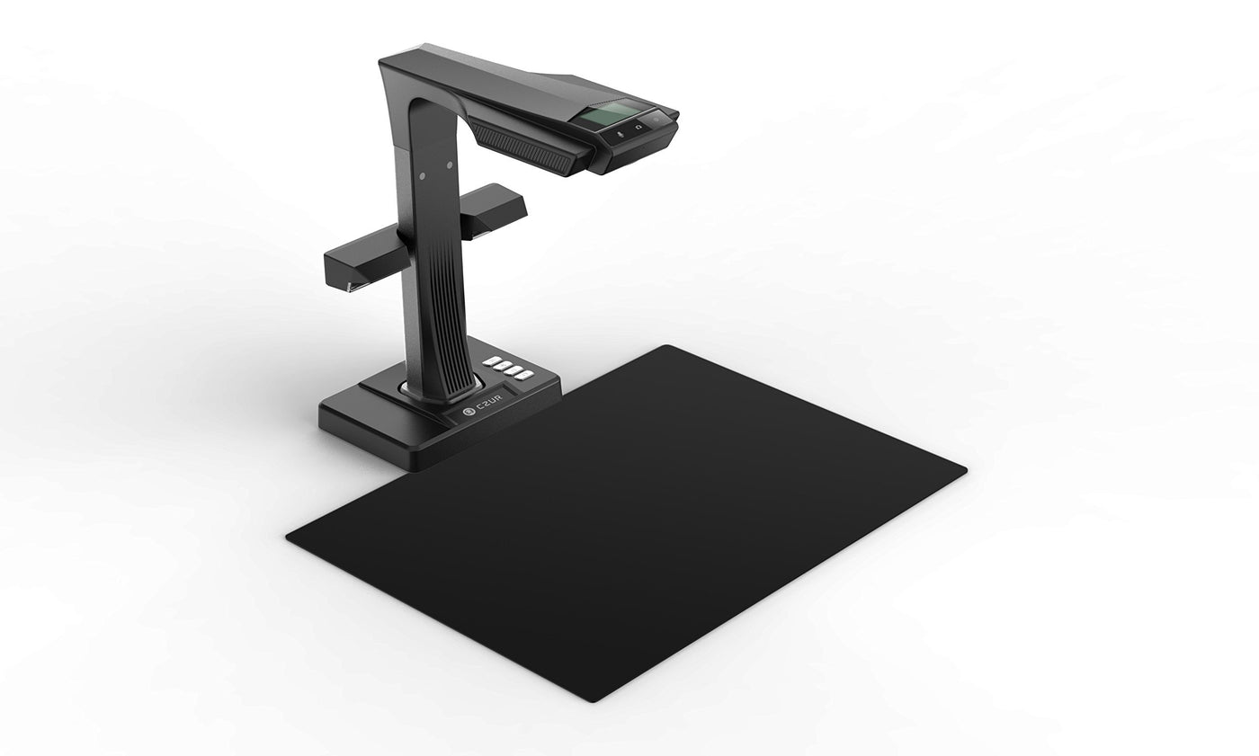 CZUR ET16 Plus Dokumentenscanner, Professional Buchscanner für Max A3 Größe,16Megapixels Kamera, Kompatibel mit macOS und Windows, OCR für über 180 Sprachen