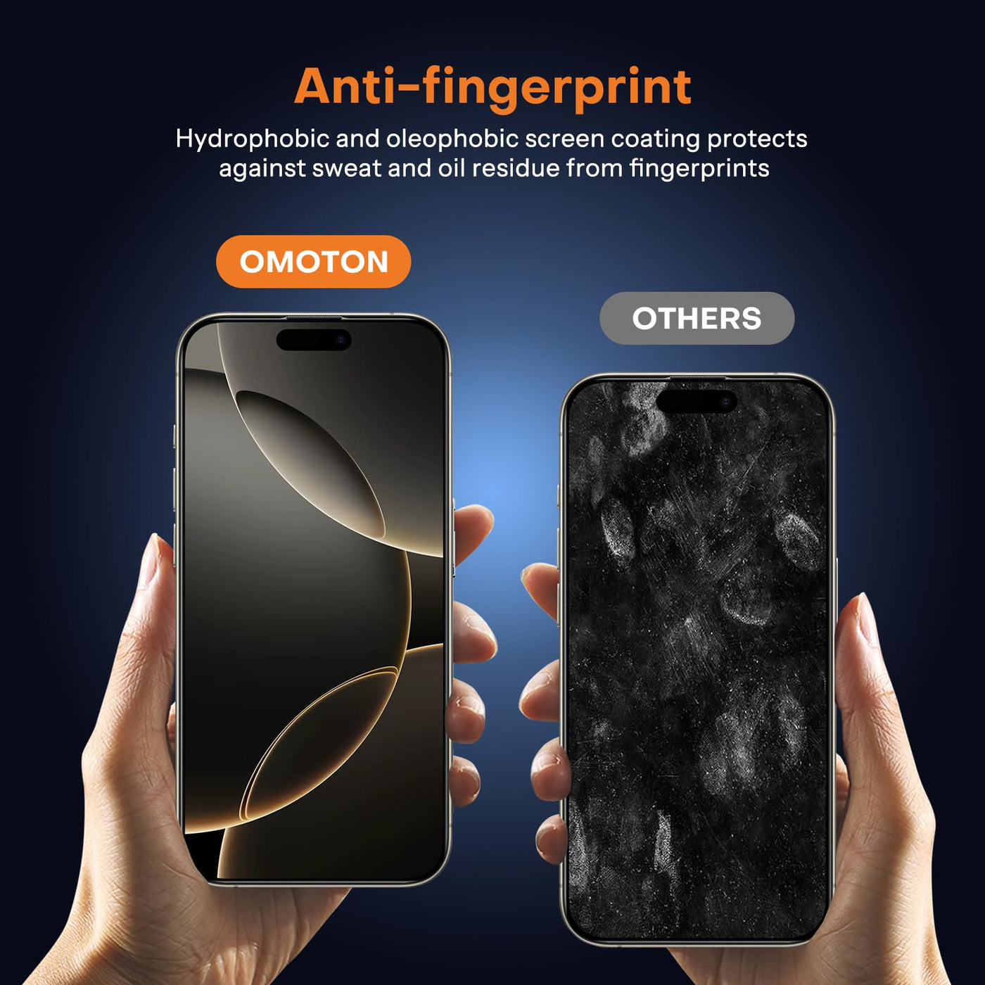 OMOTON für iPhone 16 Pro für Panzerglas, kompatibel mit iPhone 16 Pro Kameraschutz, Full Screen Auto-Installation, Präzise Ausrichtung, Bläschenfrei, 9H Härte Folie, 2+2 Stück