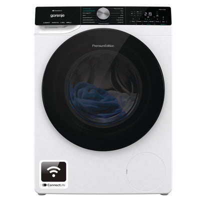 Gorenje WNS14A4ATS Waschmaschine mit Dampffunktion/ConnectLife /10Kg /1400 U/min /15 Programme/Totaler AquaStop/Wave Active Trommel/Sport/ExtraHygiene/PowerWash/Schnell Waschgang/EEK: A-40%