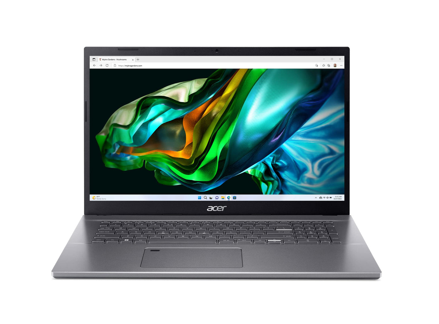 Acer Aspire 5 (A517-53-592Y) Laptop | 17,3" FHD Display | Intel Core i5-12450H | 16 GB RAM | 512 GB SSD | Intel UHD Grafik | Windows 11 | QWERTZ Tastatur | grau