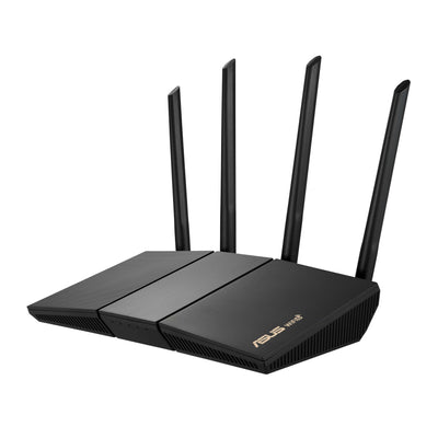 ASUS RT-AX57 AX3000 AiMesh Dual Band WLAN kombinierbarer Router (Tethering als 4G und 5G Router-Ersatz, WiFi 6, 1024-QAM, AiProtection, MU-MIMO, OFDMA, App-Steuerung)