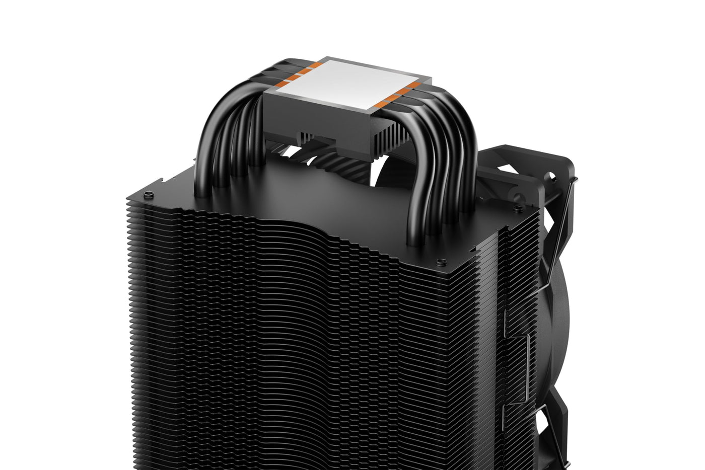 be quiet! Pure Rock 2 Black, CPU Kühler, 150W TDP, Pure Wings 2 120mm PWM, 4 6mm Heatpipes, asymmetrisches Design, Single Tower